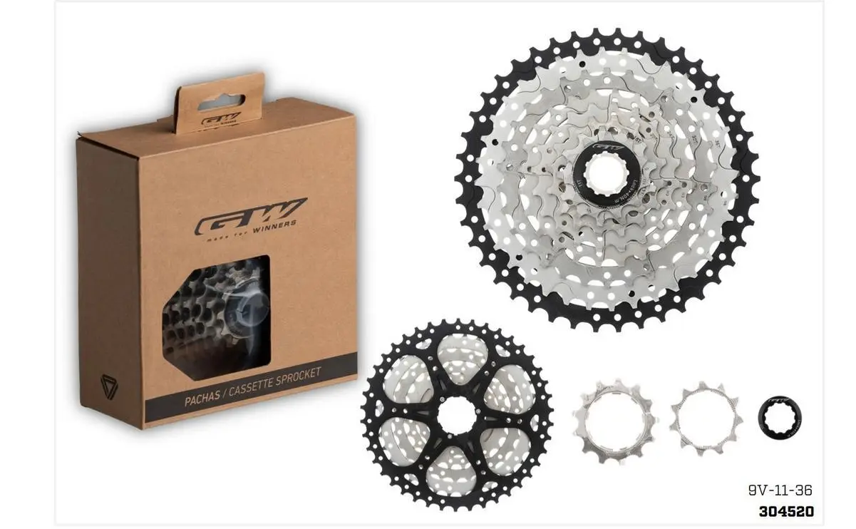 Cassette MTB 9 Velocidades 11-36T GW