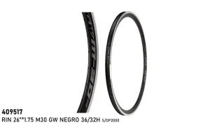 Rin MTB 26" GW M30 Negro 36H
