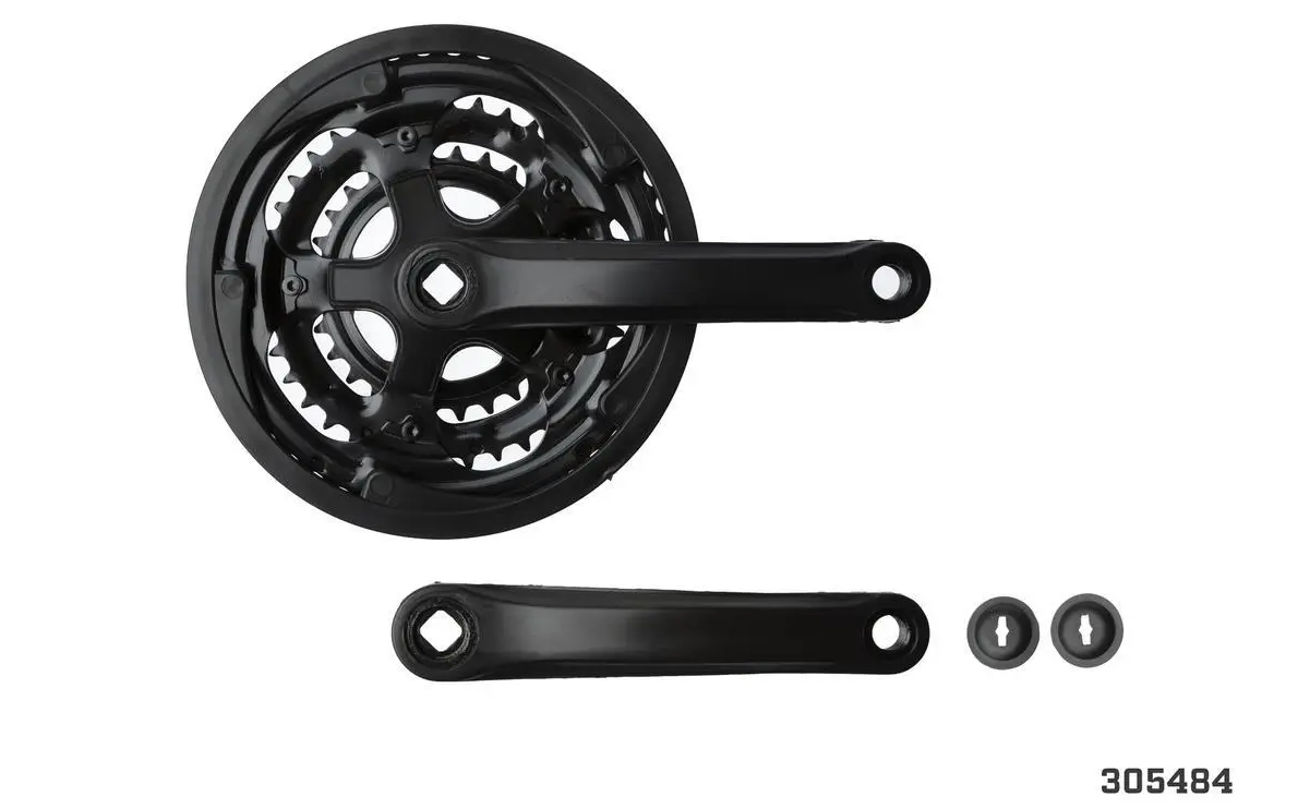 Juego de Bielas Millenium MTB 3x7 Velocidades Acero Negro