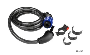 Candado de Cable Espiral GW 10x1500mm con Clave